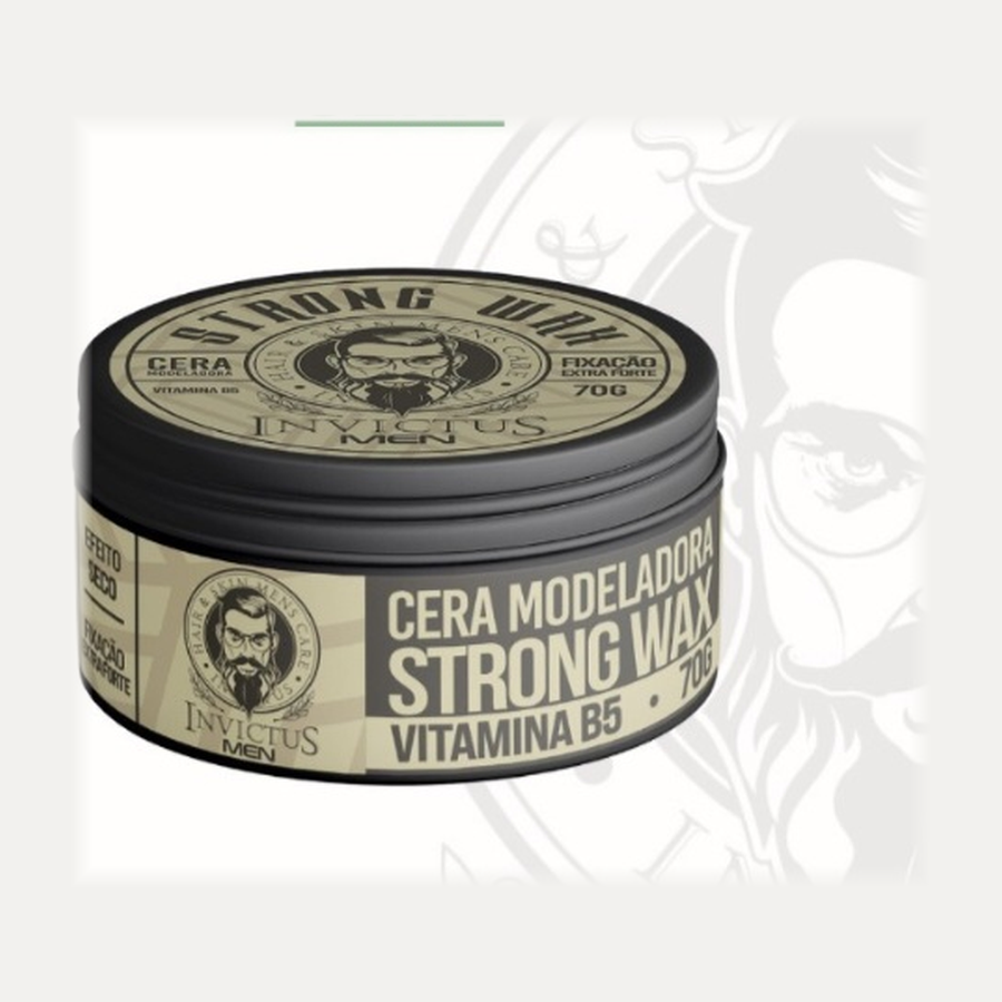 Pote da cera modeladora Strong Wax Invictus Men