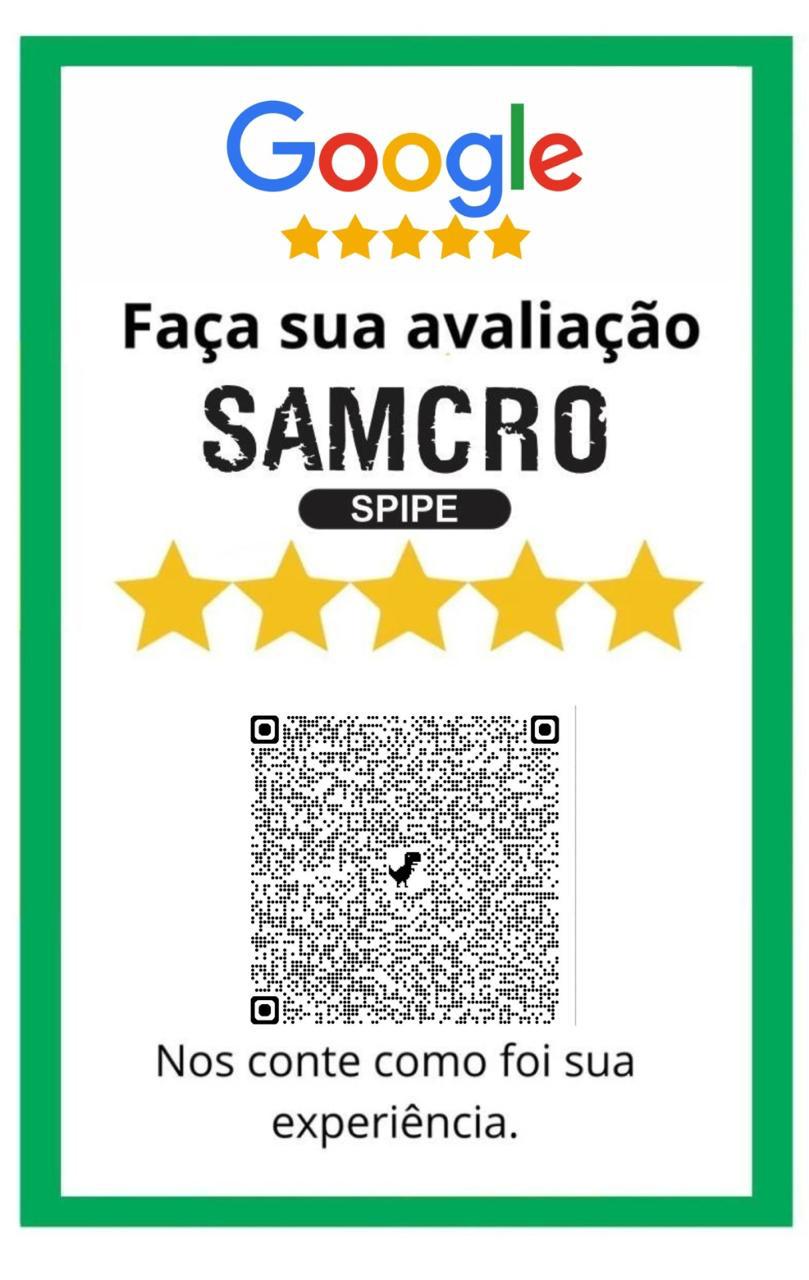 QR Code oficial para avaliar a unidade Jardim TV Morena da Samcro no Google