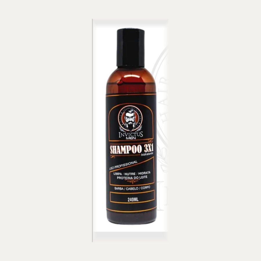 Frasco de shaving gel Invictus Men com aloe vera